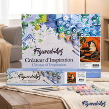 Carica l'immagine nel visualizzatore di Gallery, Dipingere con i numeri - Gatto con Cuffie e Giradischi