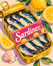 Carica l'immagine nel visualizzatore di Gallery, Dipingere con i numeri - Scatola di Sardine Retrò Figured'Art