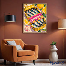 Carica l'immagine nel visualizzatore di Gallery, Dipingere con i numeri - Scatola di Sardine Retrò