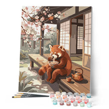 Carica l'immagine nel visualizzatore di Gallery, Dipingere con i numeri - Pausa Ramen sotto i Ciliegi in Fiore