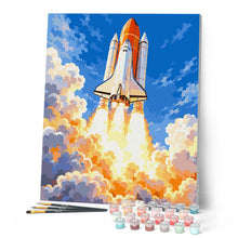 Carica l'immagine nel visualizzatore di Gallery, Dipingere con i numeri - Lancio dello Space Shuttle