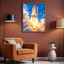 Carica l'immagine nel visualizzatore di Gallery, Dipingere con i numeri - Lancio dello Space Shuttle