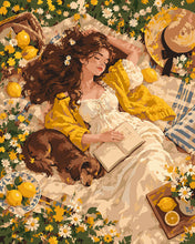 Carica l'immagine nel visualizzatore di Gallery, Dipingere con i numeri - Picnic nel Prato al Sole Figured'Art