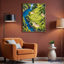 Carica l'immagine nel visualizzatore di Gallery, Dipingere con i numeri - Campo da Golf sul Fiume