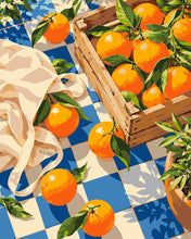 Carica l'immagine nel visualizzatore di Gallery, Dipingere con i numeri - Arance Mediterranee in Cassetta Figured'Art