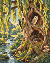 Carica l'immagine nel visualizzatore di Gallery, Dipingere con i numeri - Dimore nel Bosco dell' Antico Salice Figured'Art