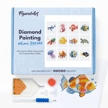 Carica l&#39;immagine nel visualizzatore di Gallery, Mini Set Diamond Painting - Pesci