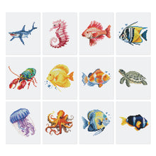Carica l&#39;immagine nel visualizzatore di Gallery, Mini Set Diamond Painting - Pesci