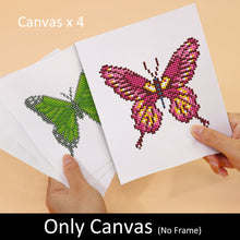 Carica l&#39;immagine nel visualizzatore di Gallery, Mini Set Diamond Painting 15x20cm (4 pezzi) - Ali Vibranti