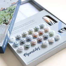 Carica l'immagine nel visualizzatore di Gallery, Kit Regalo per Dipingere con i Numeri - Strada di Parigi ad Acquerello