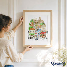 Carica l'immagine nel visualizzatore di Gallery, Kit Regalo per Dipingere con i Numeri - Dolce Vita in Italia