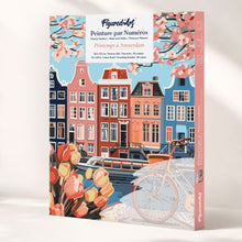Carica l'immagine nel visualizzatore di Gallery, Kit Regalo per Dipingere con i Numeri - Primavera ad Amsterdam Figured'Art
