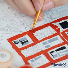 Carica l'immagine nel visualizzatore di Gallery, Kit Regalo per Dipingere con i Numeri - Primavera ad Amsterdam