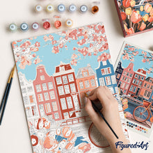 Carica l'immagine nel visualizzatore di Gallery, Kit Regalo per Dipingere con i Numeri - Primavera ad Amsterdam