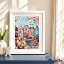 Carica l'immagine nel visualizzatore di Gallery, Kit Regalo per Dipingere con i Numeri - Primavera ad Amsterdam