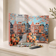 Carica l'immagine nel visualizzatore di Gallery, Kit Regalo per Dipingere con i Numeri - Primavera ad Amsterdam