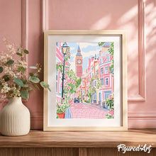 Carica l'immagine nel visualizzatore di Gallery, Kit Regalo per Dipingere con i Numeri - Londra dai Toni Pastello
