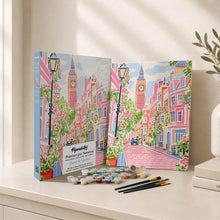 Carica l'immagine nel visualizzatore di Gallery, Kit Regalo per Dipingere con i Numeri - Londra dai Toni Pastello
