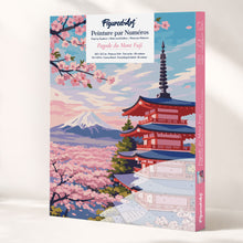 Carica l'immagine nel visualizzatore di Gallery, Kit Regalo per Dipingere con i Numeri - Pagoda del Monte Fuji Figured'Art