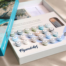 Carica l'immagine nel visualizzatore di Gallery, Kit Regalo per Dipingere con i Numeri - Cala Blu Tranquilla