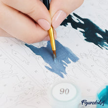 Carica l'immagine nel visualizzatore di Gallery, Kit Regalo per Dipingere con i Numeri - Cala Blu Tranquilla