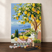 Carica l'immagine nel visualizzatore di Gallery, Kit Regalo per Dipingere con i Numeri - Profumo di Limoni