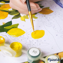 Carica l'immagine nel visualizzatore di Gallery, Kit Regalo per Dipingere con i Numeri - Profumo di Limoni