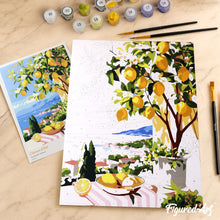 Carica l'immagine nel visualizzatore di Gallery, Kit Regalo per Dipingere con i Numeri - Profumo di Limoni