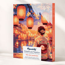 Carica l'immagine nel visualizzatore di Gallery, Kit Regalo per Dipingere con i Numeri - Festa delle Lanterne Figured'Art