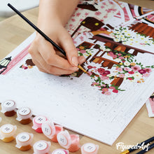 Carica l'immagine nel visualizzatore di Gallery, Kit Regalo per Dipingere con i Numeri - Fiori d'Arte
