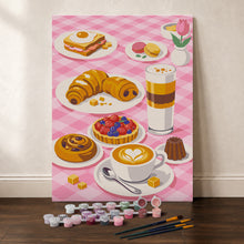Carica l'immagine nel visualizzatore di Gallery, Kit Regalo per Dipingere con i Numeri - Dolce Colazione
