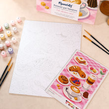 Carica l'immagine nel visualizzatore di Gallery, Kit Regalo per Dipingere con i Numeri - Dolce Colazione