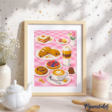 Carica l'immagine nel visualizzatore di Gallery, Kit Regalo per Dipingere con i Numeri - Dolce Colazione