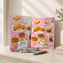 Carica l'immagine nel visualizzatore di Gallery, Kit Regalo per Dipingere con i Numeri - Dolce Colazione