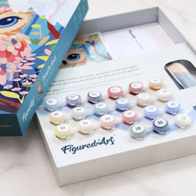Carica l'immagine nel visualizzatore di Gallery, Kit Regalo per Dipingere con i Numeri - Dolce Gufo