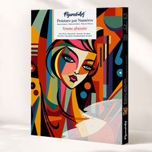 Carica l'immagine nel visualizzatore di Gallery, Kit Regalo per Dipingere con i Numeri - Donna Astratta Figured'Art