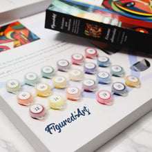 Carica l'immagine nel visualizzatore di Gallery, Kit Regalo per Dipingere con i Numeri - Donna Astratta