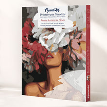 Carica l'immagine nel visualizzatore di Gallery, Kit Regalo per Dipingere con i Numeri - Bellezza Dietro i Fiori Figured'Art
