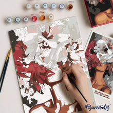 Carica l'immagine nel visualizzatore di Gallery, Kit Regalo per Dipingere con i Numeri - Bellezza Dietro i Fiori