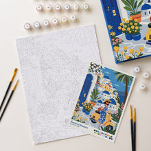 Carica l'immagine nel visualizzatore di Gallery, Kit Regalo per Dipingere con i Numeri - Fuga a Santorini