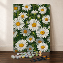 Carica l'immagine nel visualizzatore di Gallery, Kit Regalo per Dipingere con i Numeri - Margherite Bianche