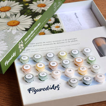 Carica l'immagine nel visualizzatore di Gallery, Kit Regalo per Dipingere con i Numeri - Margherite Bianche