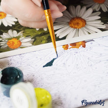 Carica l'immagine nel visualizzatore di Gallery, Kit Regalo per Dipingere con i Numeri - Margherite Bianche