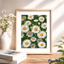Carica l'immagine nel visualizzatore di Gallery, Kit Regalo per Dipingere con i Numeri - Margherite Bianche