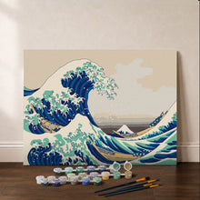 Carica l'immagine nel visualizzatore di Gallery, Kit Regalo per Dipingere con i Numeri - La grande onda di Kanagawa
Katsushika Hokusai
