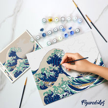 Carica l'immagine nel visualizzatore di Gallery, Kit Regalo per Dipingere con i Numeri - La grande onda di Kanagawa
Katsushika Hokusai