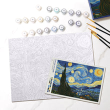 Carica l'immagine nel visualizzatore di Gallery, Kit Regalo per Dipingere con i Numeri - Notte stellata
Vincent van Gogh