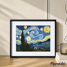 Carica l'immagine nel visualizzatore di Gallery, Kit Regalo per Dipingere con i Numeri - Notte stellata
Vincent van Gogh