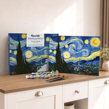 Carica l'immagine nel visualizzatore di Gallery, Kit Regalo per Dipingere con i Numeri - Notte stellata
Vincent van Gogh