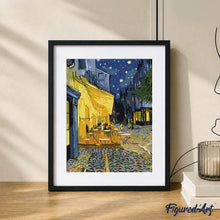 Carica l'immagine nel visualizzatore di Gallery, Kit Regalo per Dipingere con i Numeri - Terrazza del caffè la sera
Vincent van Gogh